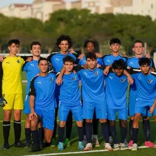 Group of Young Men in Blue Soccer Uniforms | DOFA Season 2023-2024