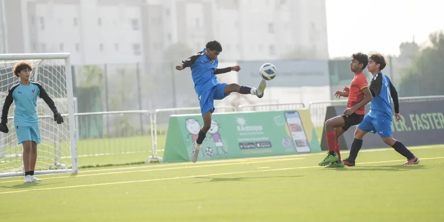 DOFA Season 2023 | A soccer player jumping with the ball