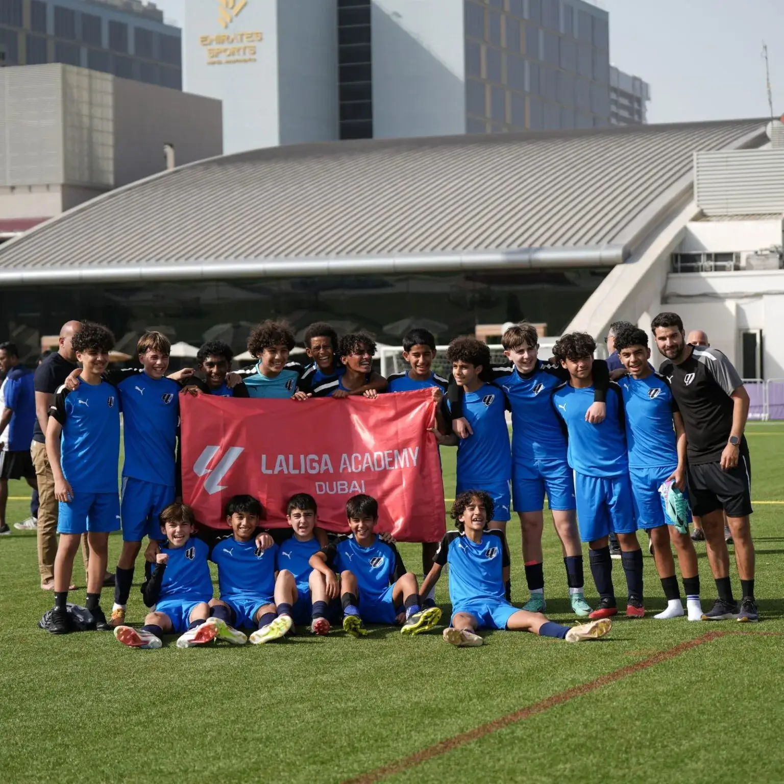 DOFA Season 2023 | Players posing for a photo, representing the LaLiga Football Academy